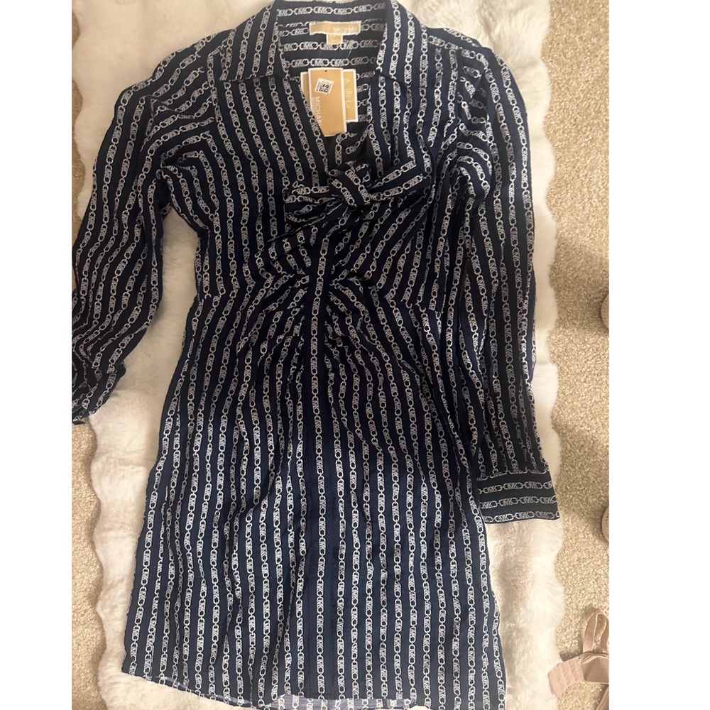 Michael Kors Navy blue formal dress size 2